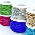 Crystal Cup Chain Rhinestone Trim for Garments, Bags and Shoes