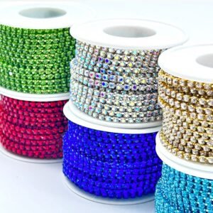 主图-2 Crystal Cup Chain Rhinestone Trim for Garments, Bags and Shoes