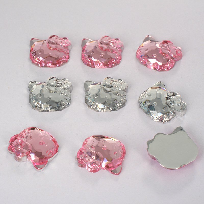 Cat Head Acrylic Flat Back Rhinestones for DIY Phone Cases, Gloves & Craft Decoration main image Cat Head Acrylic Flat Back Rhinestones for DIY Phone Cases, Gloves & Craft Decoration main image