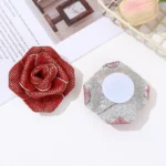 3D rose rhinestone patch applique for bags shoes and garments