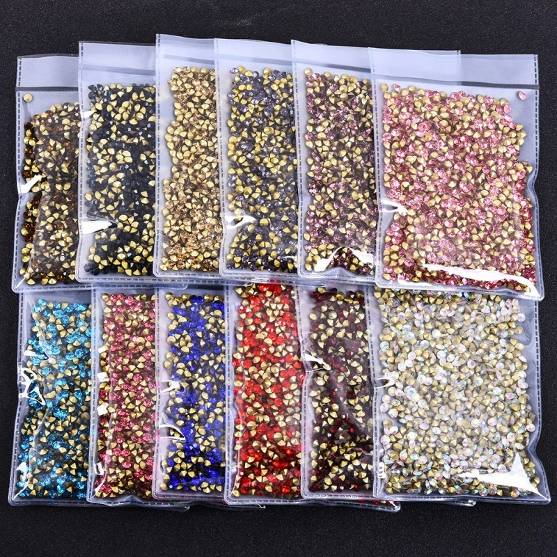 Round Glass Point Back Rhinestones for Phone Cases & DIY Decoration gallery image 1 Round Glass Point Back Rhinestones for Phone Cases & DIY Decoration gallery image 1