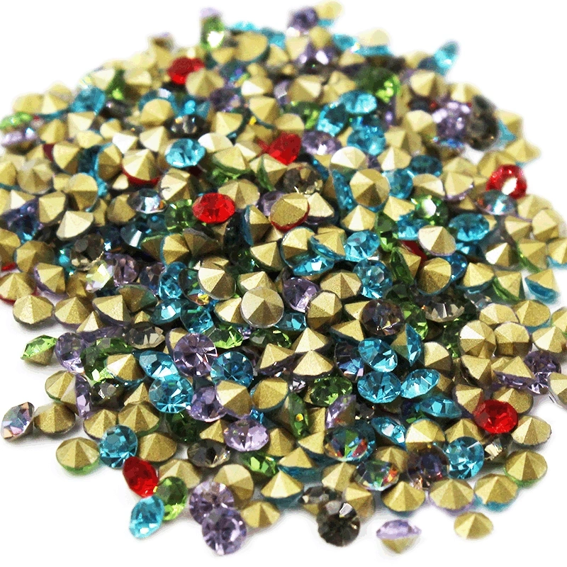Round Glass Point Back Rhinestones for Phone Cases & DIY Decoration gallery image 2 Round Glass Point Back Rhinestones for Phone Cases & DIY Decoration gallery image 2