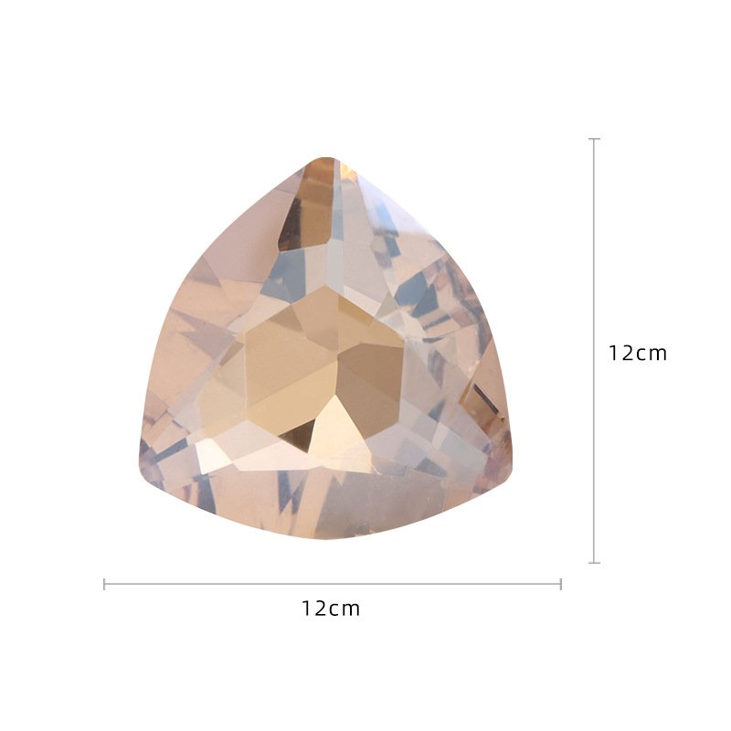 12mm Rounded Triangle Glass Point Back Rhinestones for Phone Cases & Accessories gallery image 2 12mm Rounded Triangle Glass Point Back Rhinestones for Phone Cases & Accessories gallery image 2