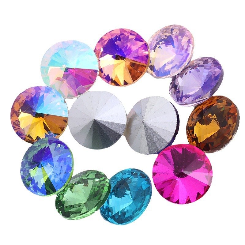 Satellite Cut Glass Point Back Rhinestones for Nail Art, Phone Cases & Shoe Decoration gallery image 3