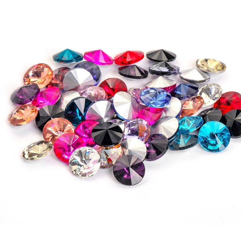 Satellite Cut Glass Point Back Rhinestones for Nail Art, Phone Cases & Shoe Decoration gallery image 2