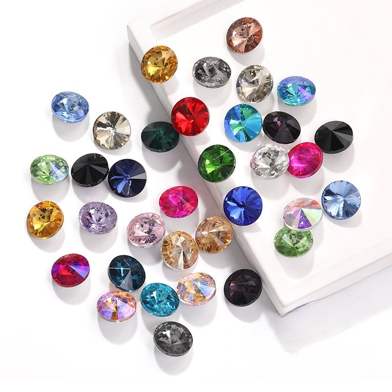 Satellite Cut Glass Point Back Rhinestones for Nail Art, Phone Cases & Shoe Decoration gallery image 1