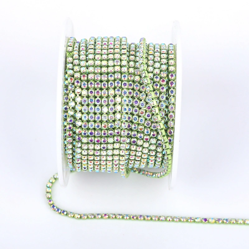 Light Green AB SS12 / 3.0mm rhinestone product image
