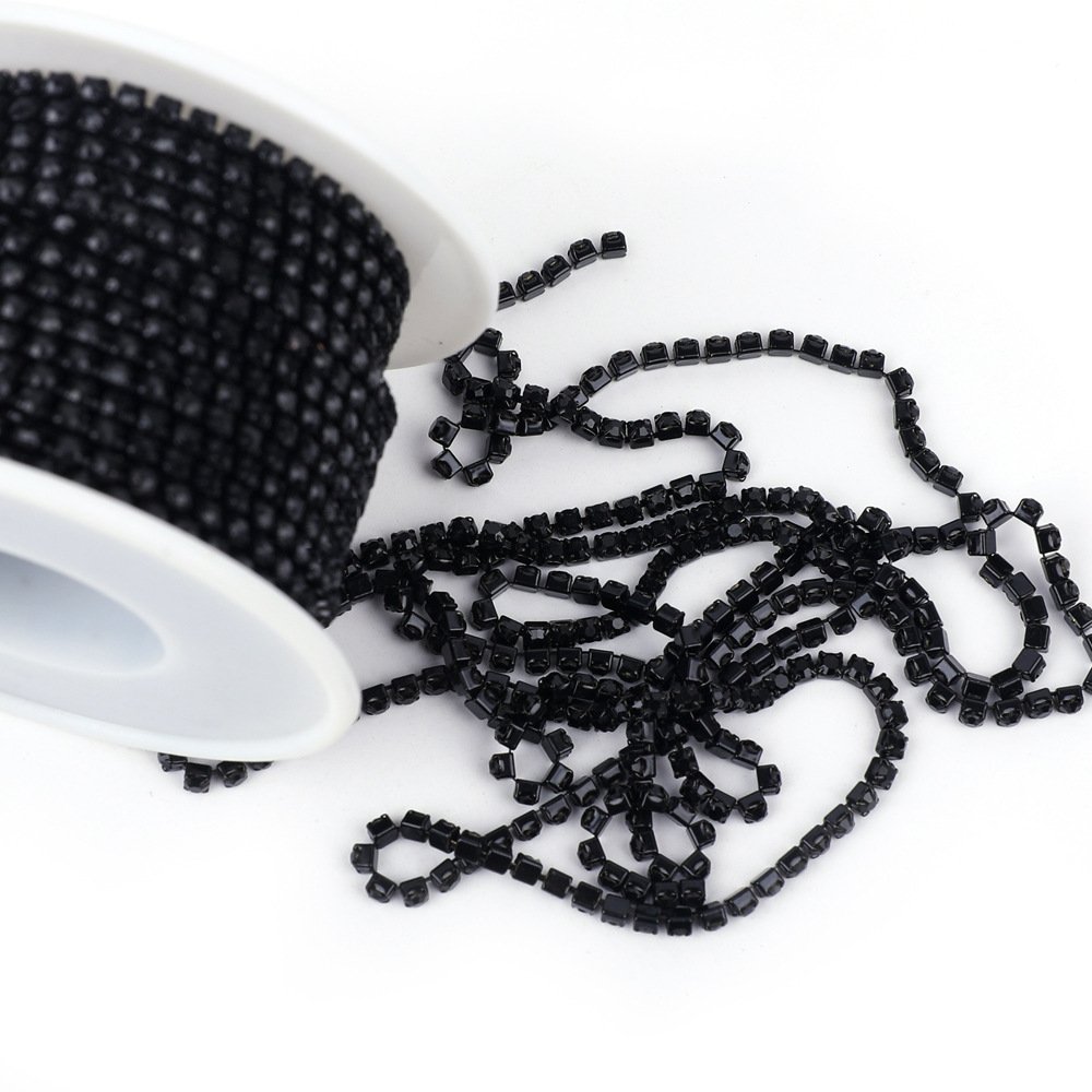 Colorful E-coating Rhinestone Chain Roll for Shoes, Bags & Apparel gallery image 3