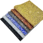 Assorted resin rhinestone sheets showing metallic and AB color options