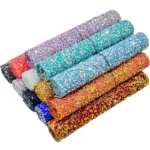Resin rhinestone sheet rolls in mixed colors for phone cases and bags