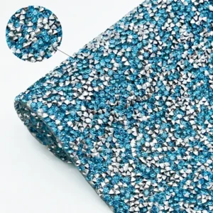 Silver Peacock Blue
